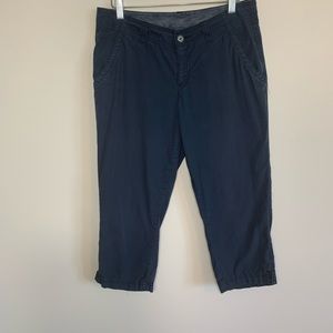 Columbia cropped blue pants size 8